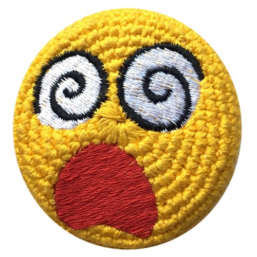 Emoji Bewildered Crocheted Footbag